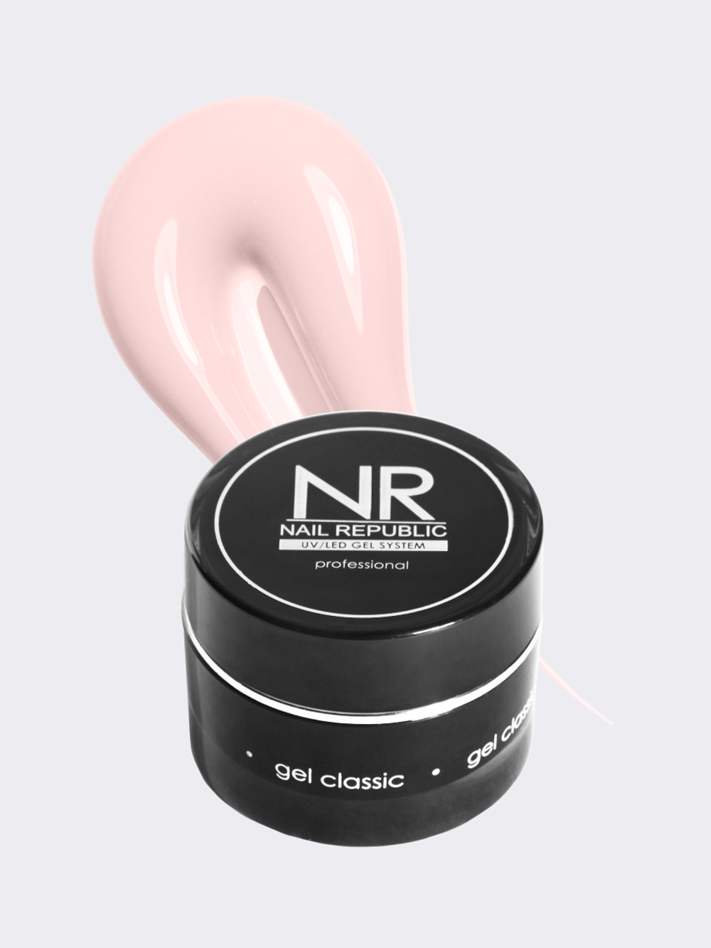 NR Gel Marshmallow - Гель для моделирования №307 молочный с розовым подтоном, 15 гр