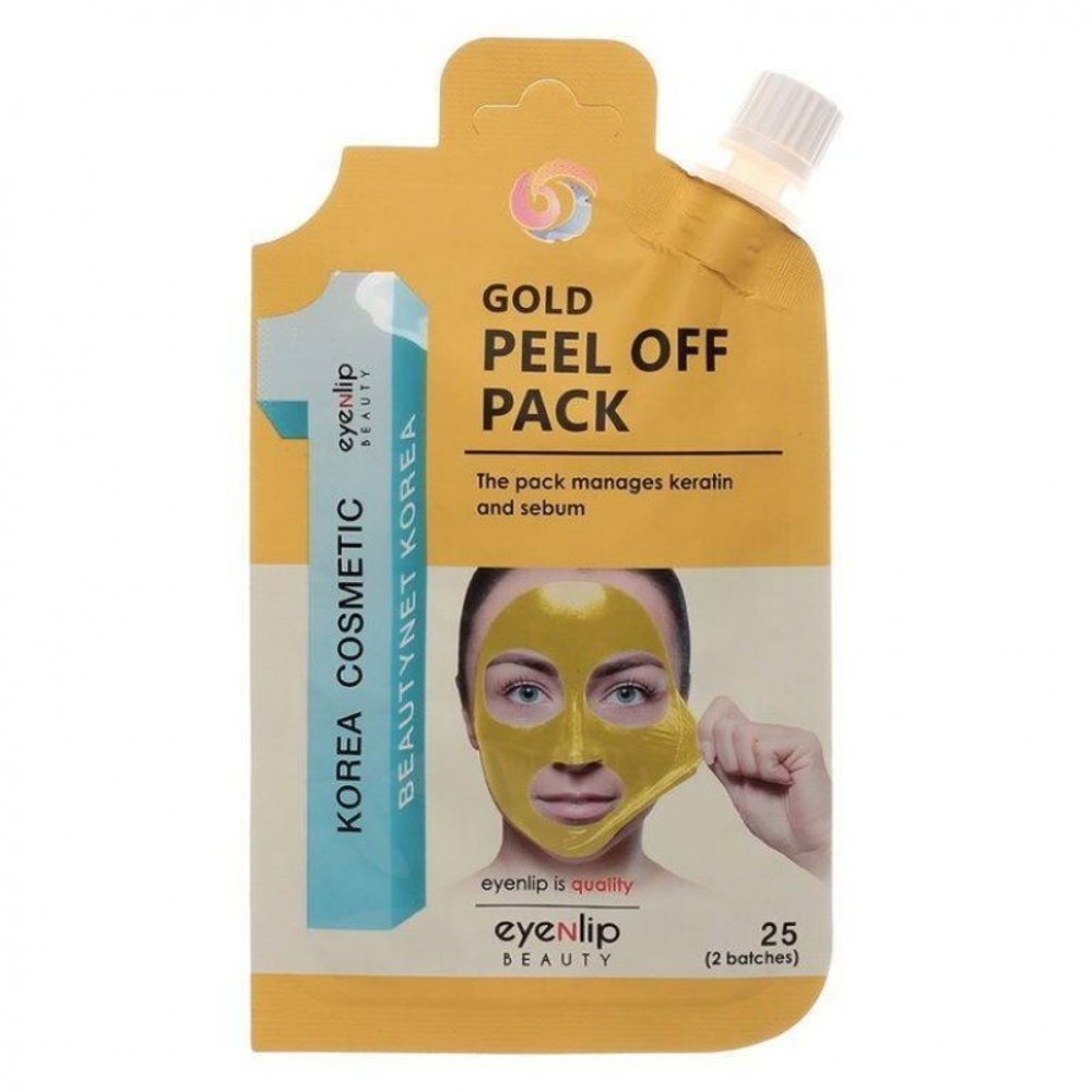 Маска-пленка с золотом 25мл / Gold peel off pack 25ml.
