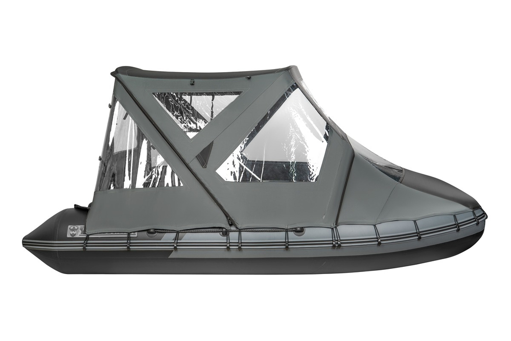 Тент трансформер КОМБИ Yachtman 320 НДНД (графит/черный)