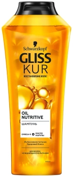 Gliss Kur шампунь Oil Nutritive для секущихся волос, 400 мл