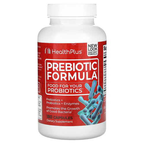 Health Plus, пребиотик, 180 капсул