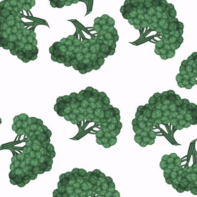 Assorted vegetables seamless pattern