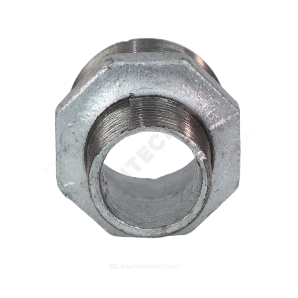 Ниппель переходной чугун оц Ду 25х20 (1"х3/4") НР Fittex PLUS