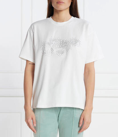 Футболка BOYFRIEND SCATTER DIAMANTE Juicy Couture - белый(JCWCT24334)