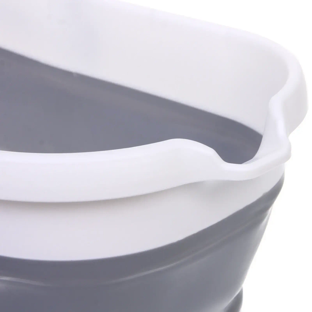 Ведро для уборки силиконовое, складное 15л.