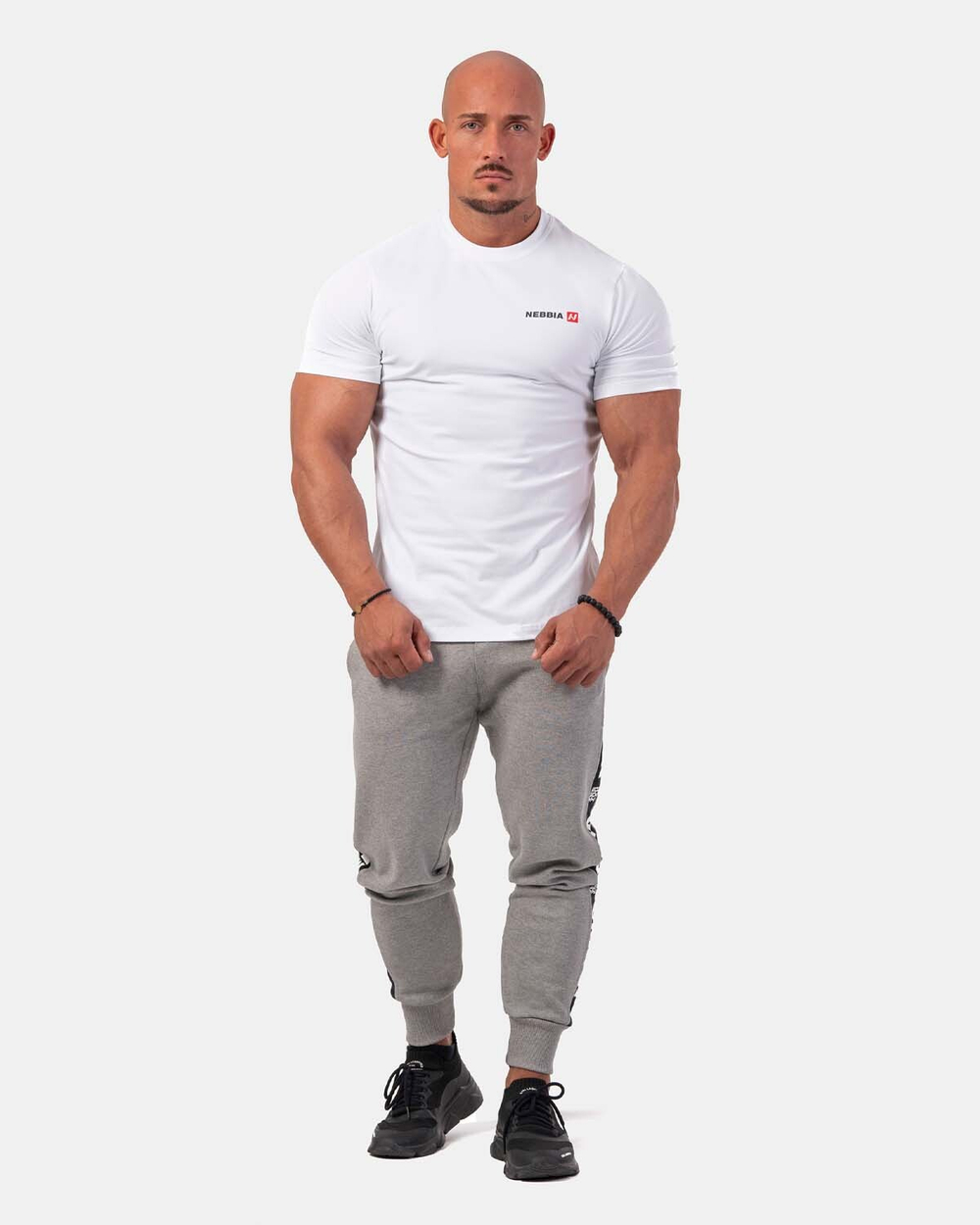 Мужская футболка Minimalist Logo NEBBIA T-shirt 291 White