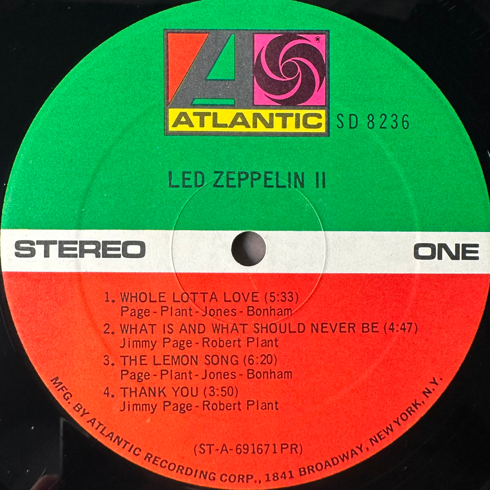 Led Zeppelin ‎– Led Zeppelin II (США 1969г.)