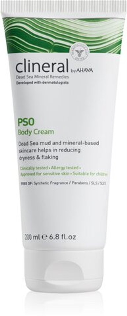 AHAVA Clineral PSO - увлажняющий крем для тела для очень сухой кожи /   200  ml  / GTIN 697045003891