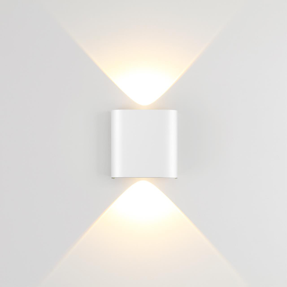 7192/2WL HIGHTECH ODL27 Настенный светильник белый/металл IP20 LED 2W 3000K 220V MAGNUM