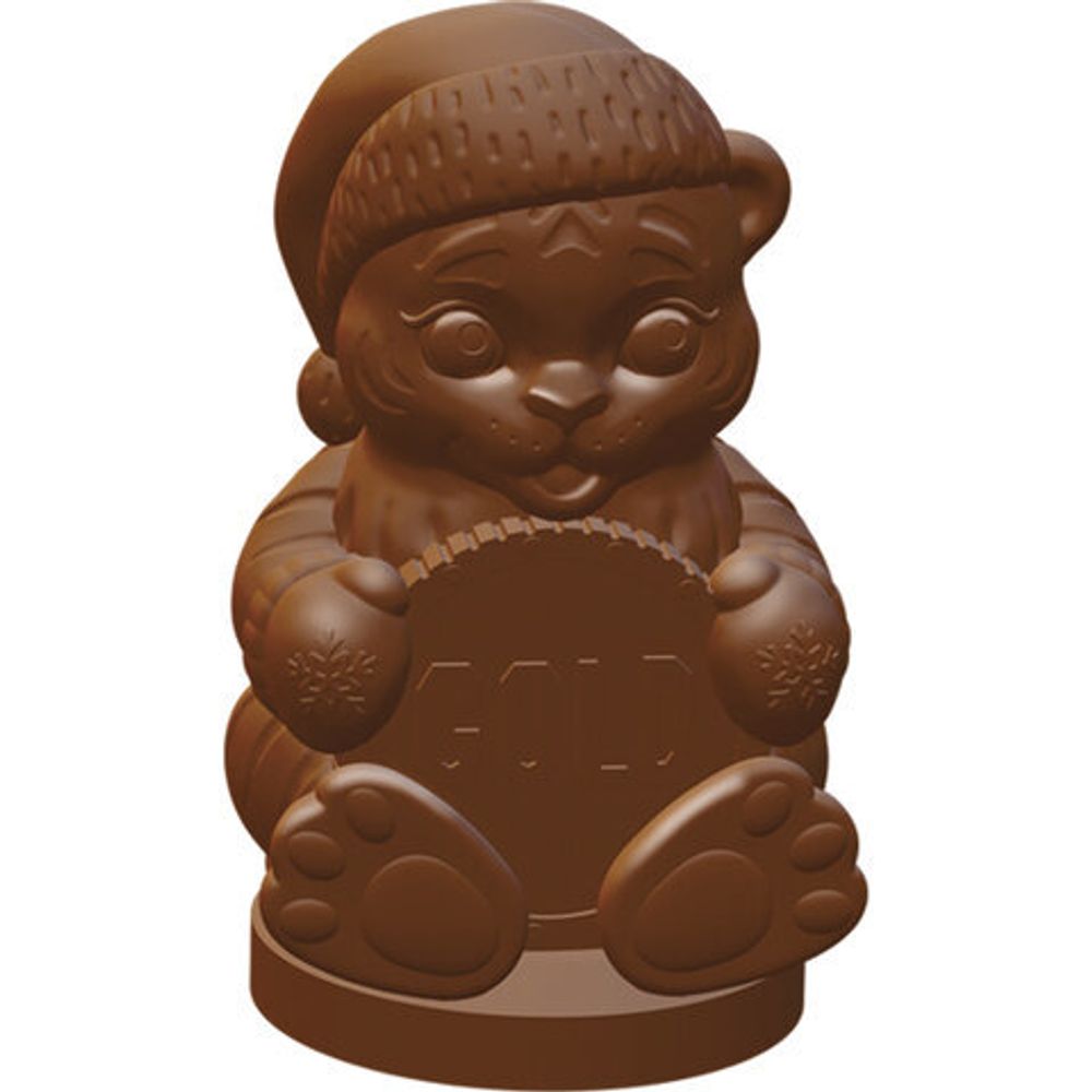 Шоколадная фигурка МОНЕТНЫЙ ДВОР "Символ года ТИГР", 100 г, в коробке, 0156