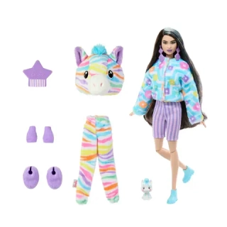 Кукла Barbie Cutie Reveal Color Dream Радужная Зебра