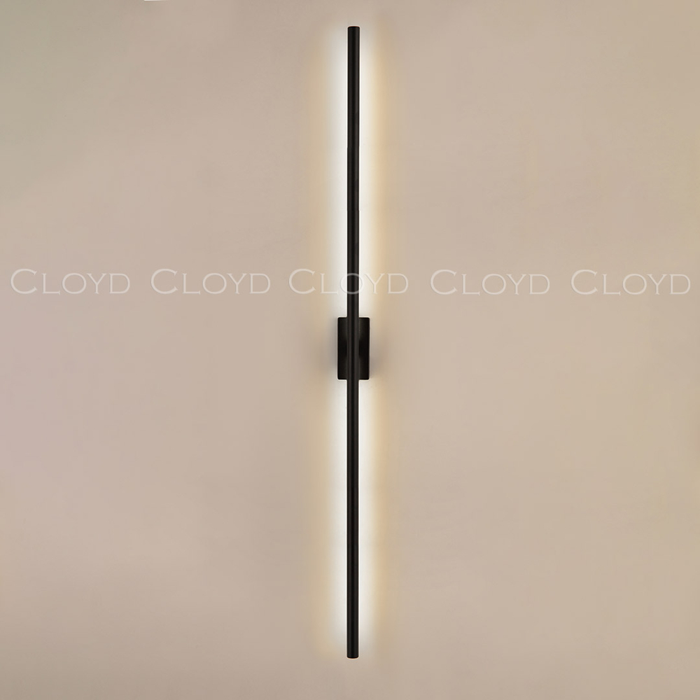 Бра Cloyd LINEAS-B W1 / выс. 100 см- 4000K - черный матовый (арт.20458)