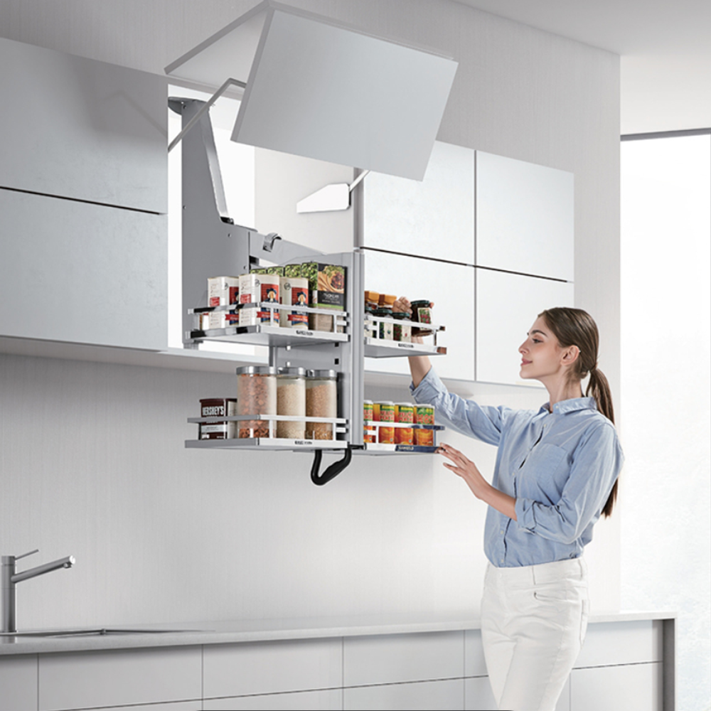 Выдвижная корзина для хранения - DIAMOND STYLE, 800x280x(660-860) мм