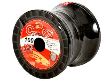 Леска плетёная WFT KG CAT Brown 300 м, 0,75 мм