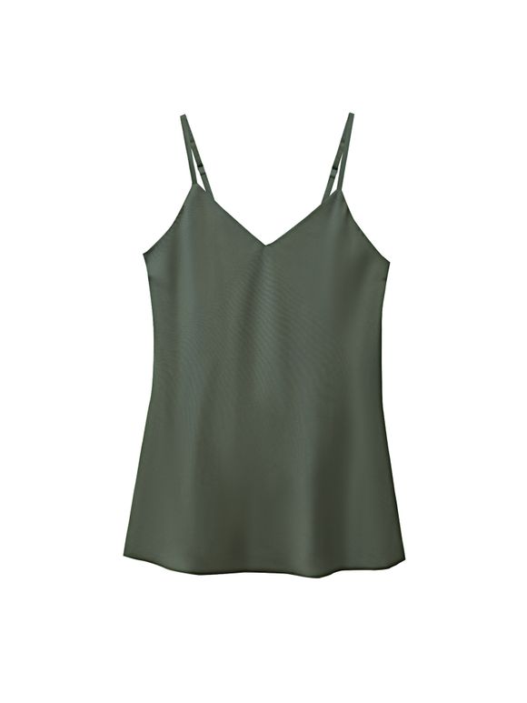 Топ из тенселя олива