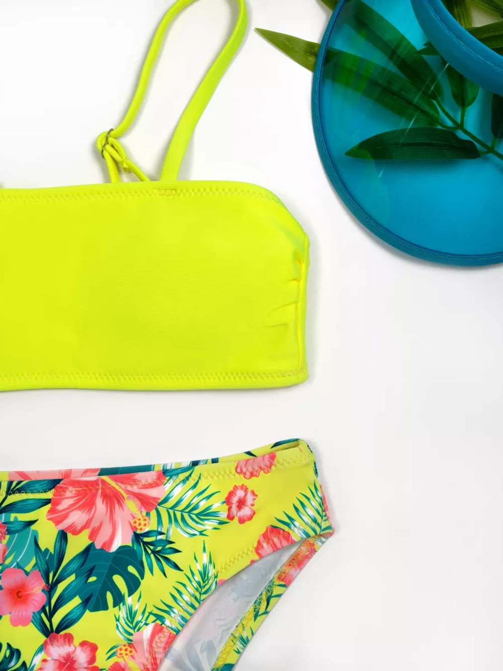 купальник раздельный 3 в 1 топ кроп парео и плавки