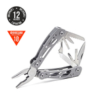 Мультитул Ganzo G104S (10 в 1) серебристый мини
