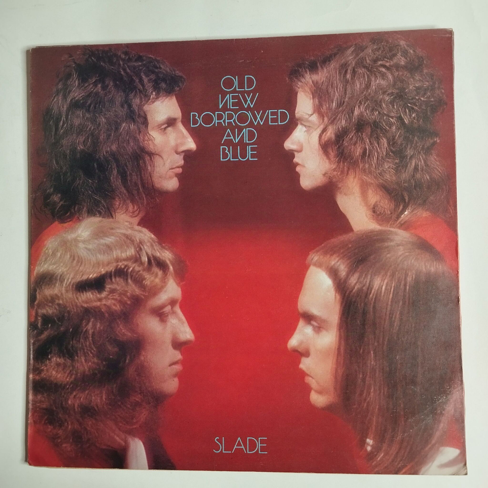 Винтажная виниловая пластинка LP Slade Old New Borrowed And Blue (UK 1974)