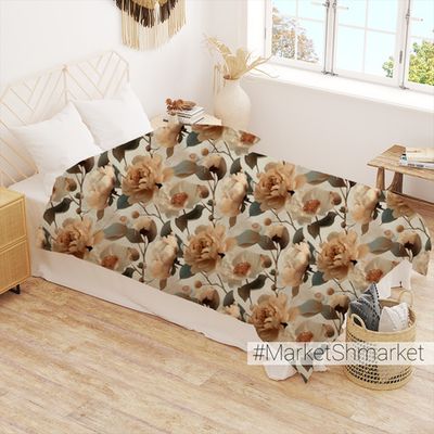 Пододеяльник с принтом 