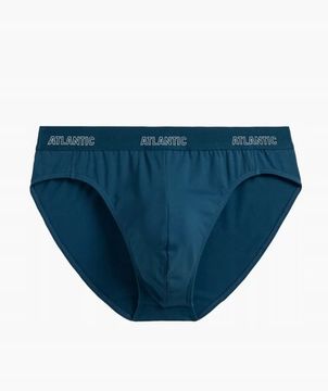 Мужские трусы слипы спорт из микромодала Atlantic MP-1577, деним