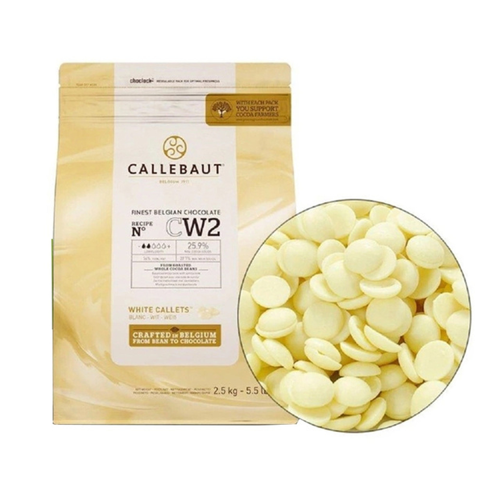 Белый шоколад 25,9% «Barry-Callebaut» - 2,5 кг