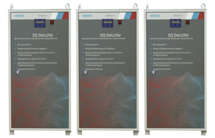 Трехфазный стабилизатор напряжения серии SQ-DeLUXe мощностью 150 000 ВА