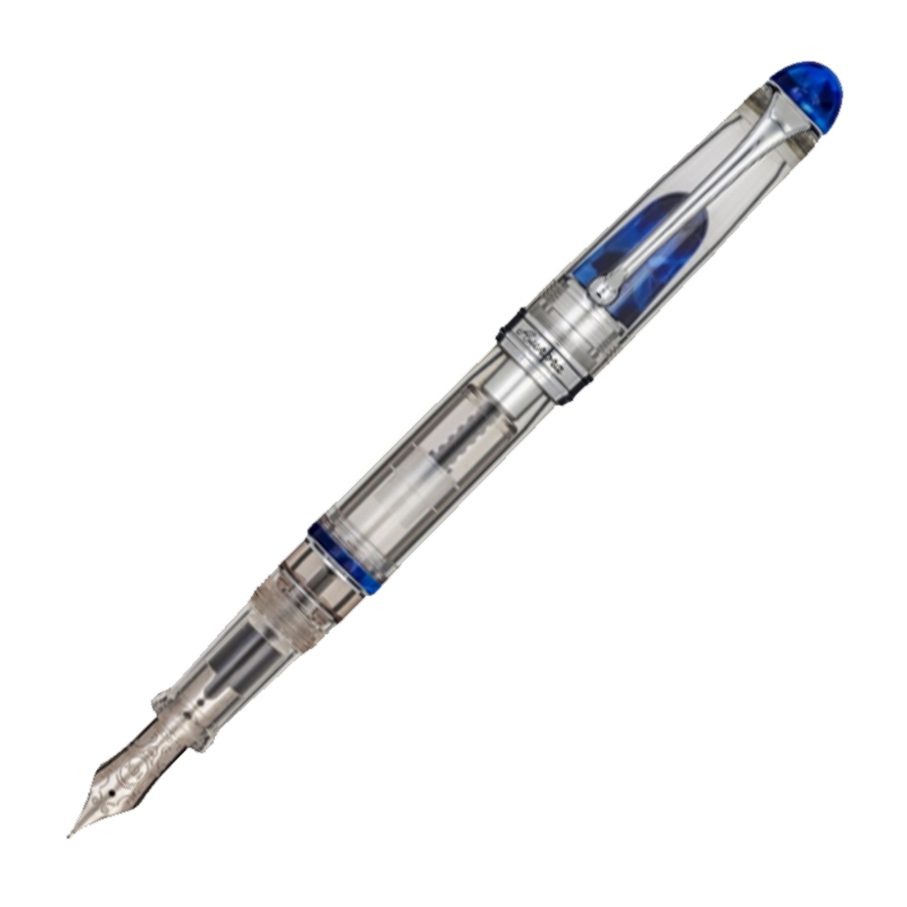 Перьевая ручка Aurora 88 Minerali Azurite Limited Edition, перо — F, в подарочной коробке