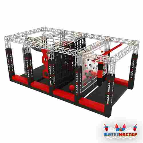 Развлекательный парк-ниндзя «Зона Экстрима X», 12×6×3 м