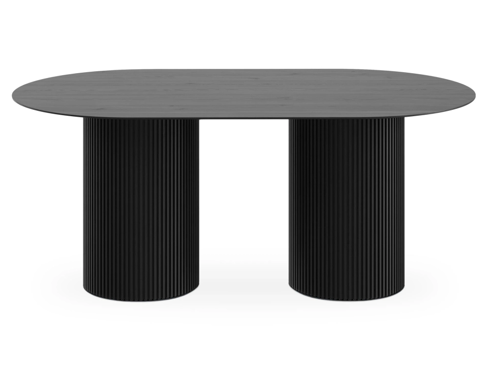 Стол обеденный овальный Mono Stripe 180х100