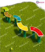 Полоса препятствий уличная из экопластика