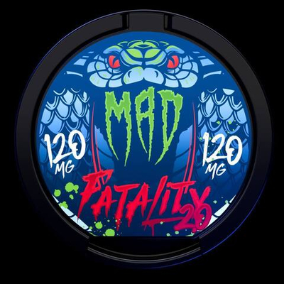 MAD FATALITY 2.0 (120 МГ) - МЕНТОЛ, ЕЖЕВИКА