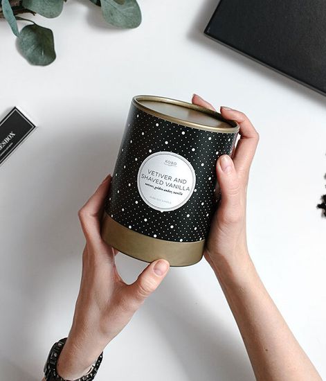 Vetiver and Shaved Vanilla, свеча Coterie, Kobo Candles