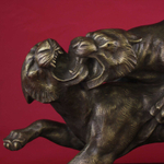 Скульптура в стиле АР-ДЕКО «Тигры»