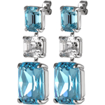 Серьги Dyrberg Kern ESMARA SS AQUA / CRYSTAL 460015