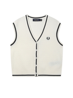 Женский Жилет Button-through Textured Knit