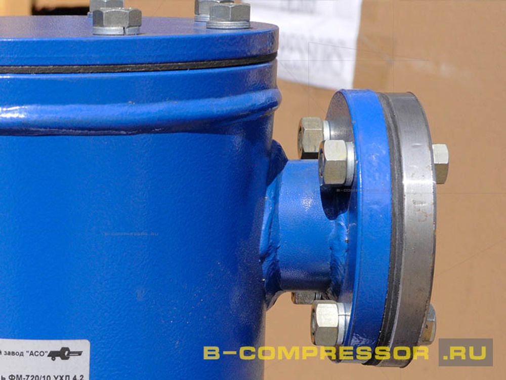 Магистральный фильтр ФМ 720 / 10 фото фланца присоединительного