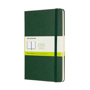 Блокнот Moleskine Classic Large 130х210 мм 240 стр нелинованный твердая обложка (QP062K15)