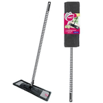 Швабра СТАЙЛ Классик Пепита с телескопической рукояткой 130 см, насадка 100% полиэстер YORK