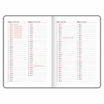 Еженедельник датированный 2025, А5, 145х215 мм, BRAUBERG "Party", под кожу, коричневый, 115967