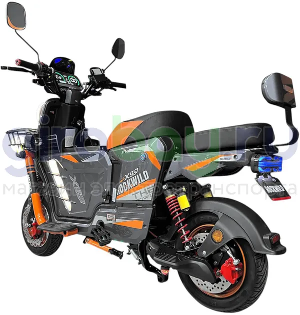Электроскутер ROCKWILD X900 1600W (60V/40Ah) - Серый фото №7