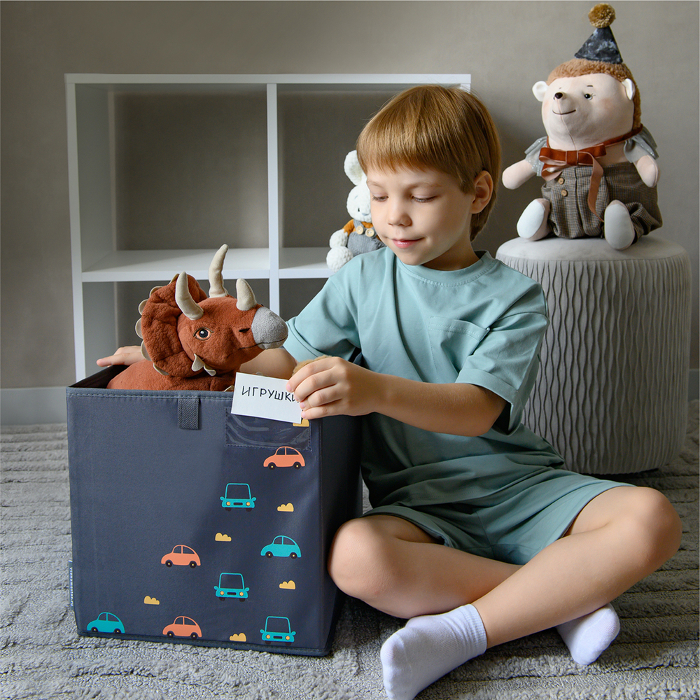 Коробка для игрушек. Львенок (паттерн)