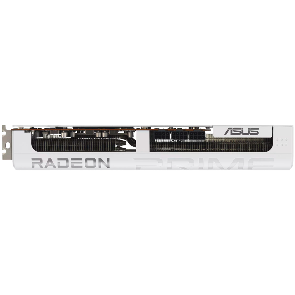 ASUS Video Card AMD Radeon RX 9070 XT White 16GB GDDR6 2220 / 3230 , 2048sp, 32 RT-core, 128 bit, 2.5 slots, 8 pin, HDMI, DisplayPort.