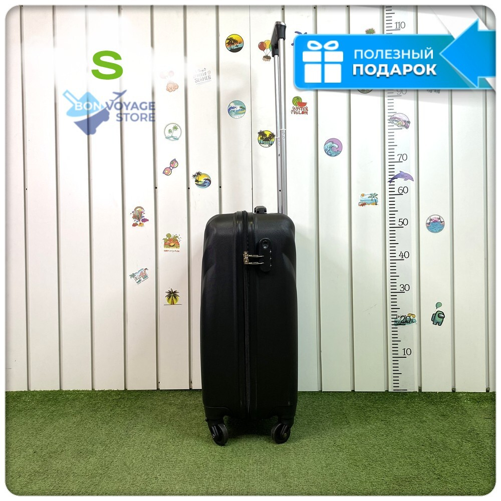 Маленький чемодан L'Case Phuket, черный, S