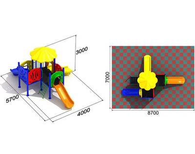 Детская площадка «Летящий Цветок»