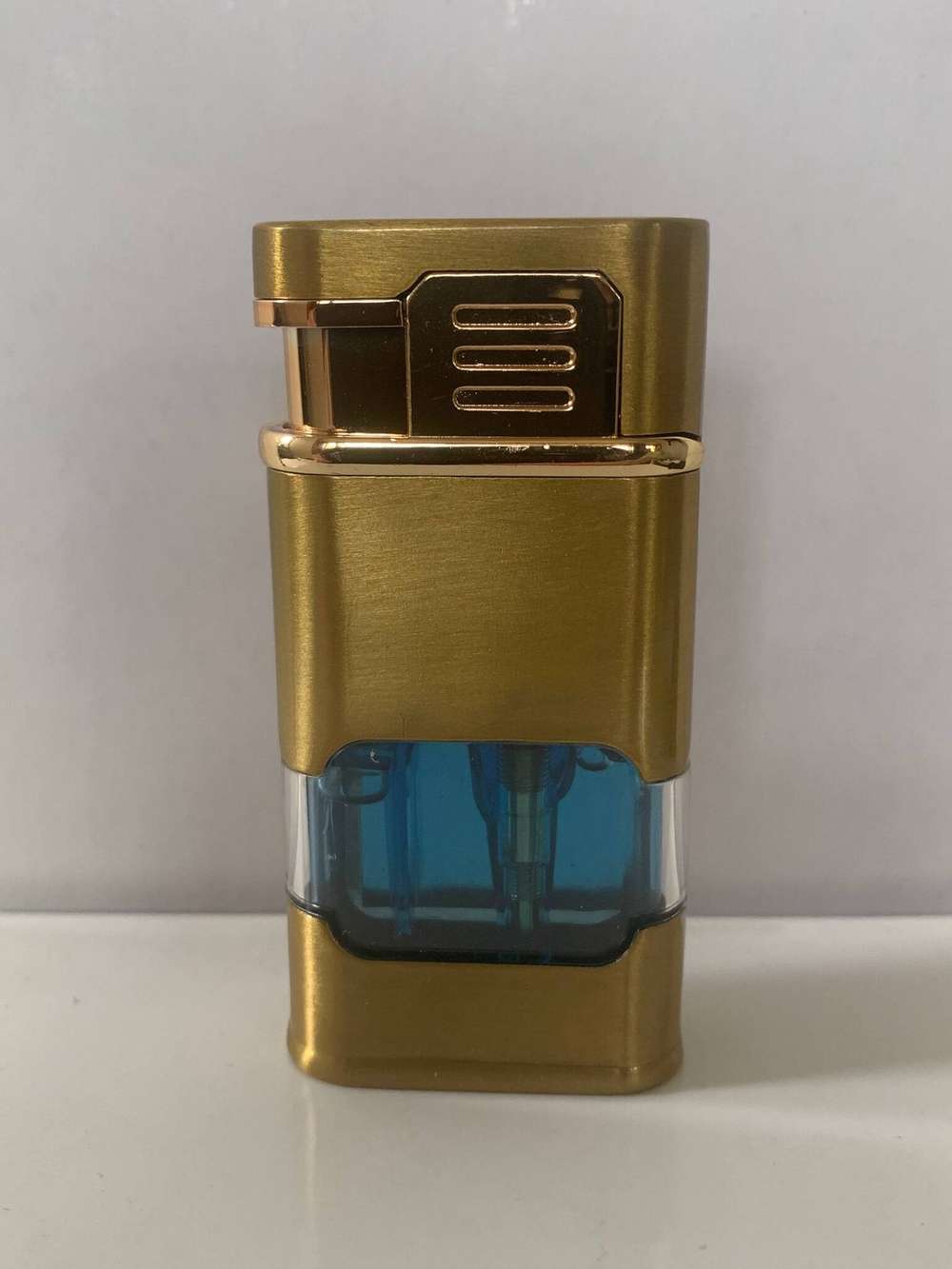 газовая зажигалка часы, черный мат.2