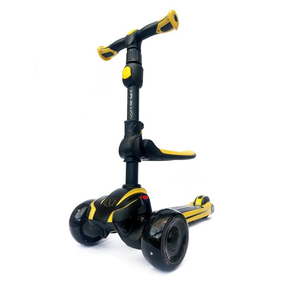 Самокат Moby Plus RO-101 black-yellow (Черно-Желтый)
