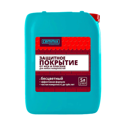 Защитное покрытие от мха и плесени Cemmix Universal Cleaner, 5 л