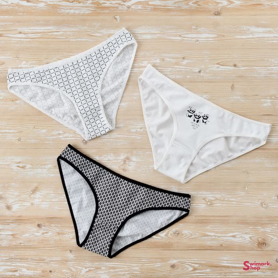 Трусики женские DOMINANT 35000-224, BIKINI, 3 шт. в уп.