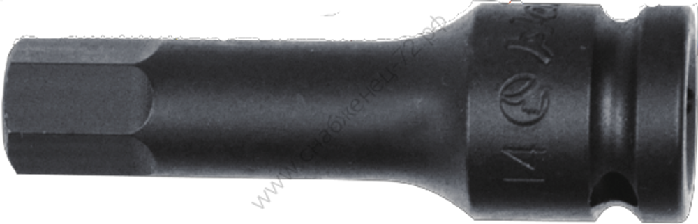 Бита ударная длинная 1/2" 19мм, 84016-3M19, Hans