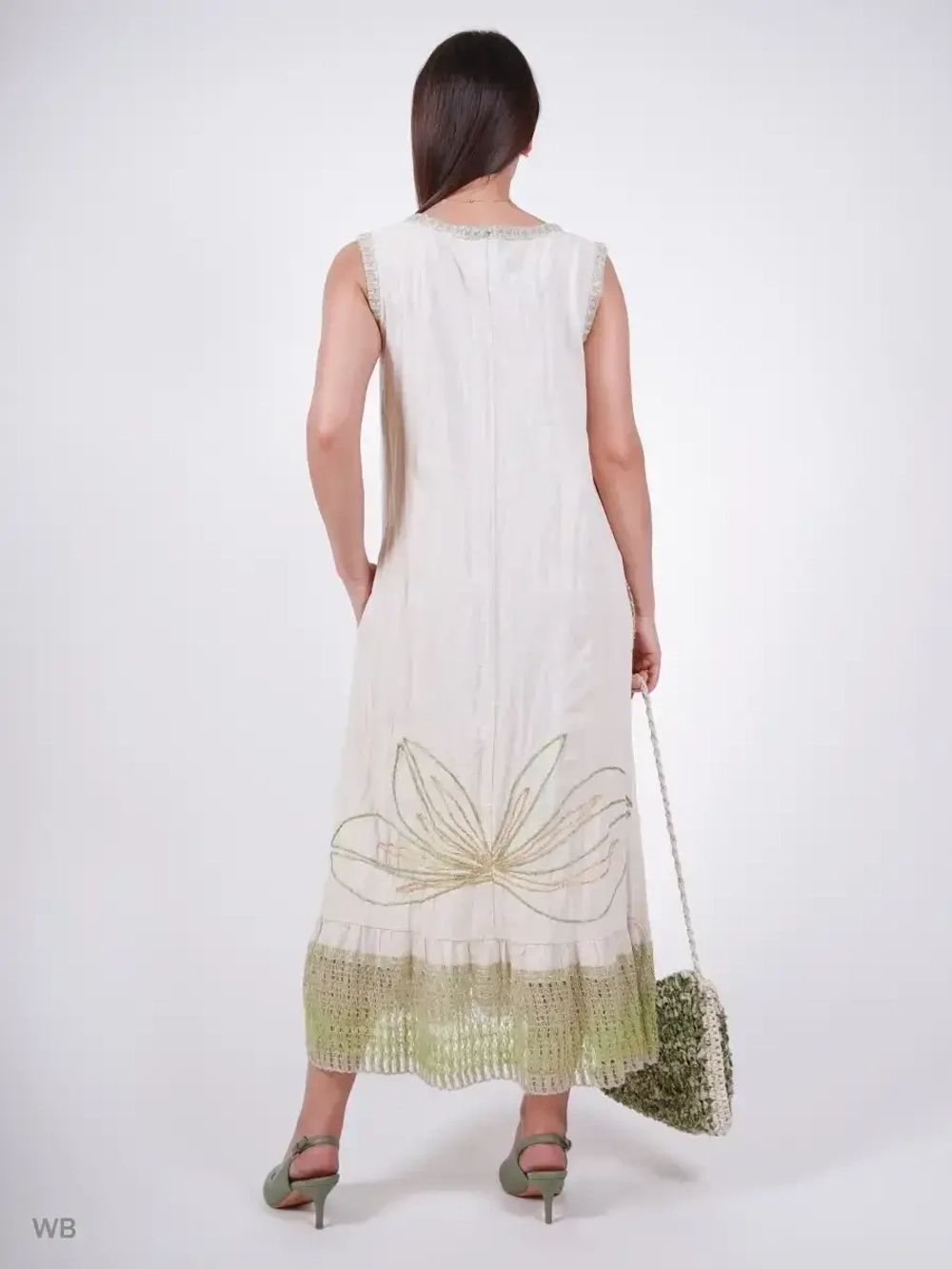 Платье летнее лен хлопок